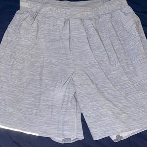 Men’s Lululemon Grey Surge Lined Shorts